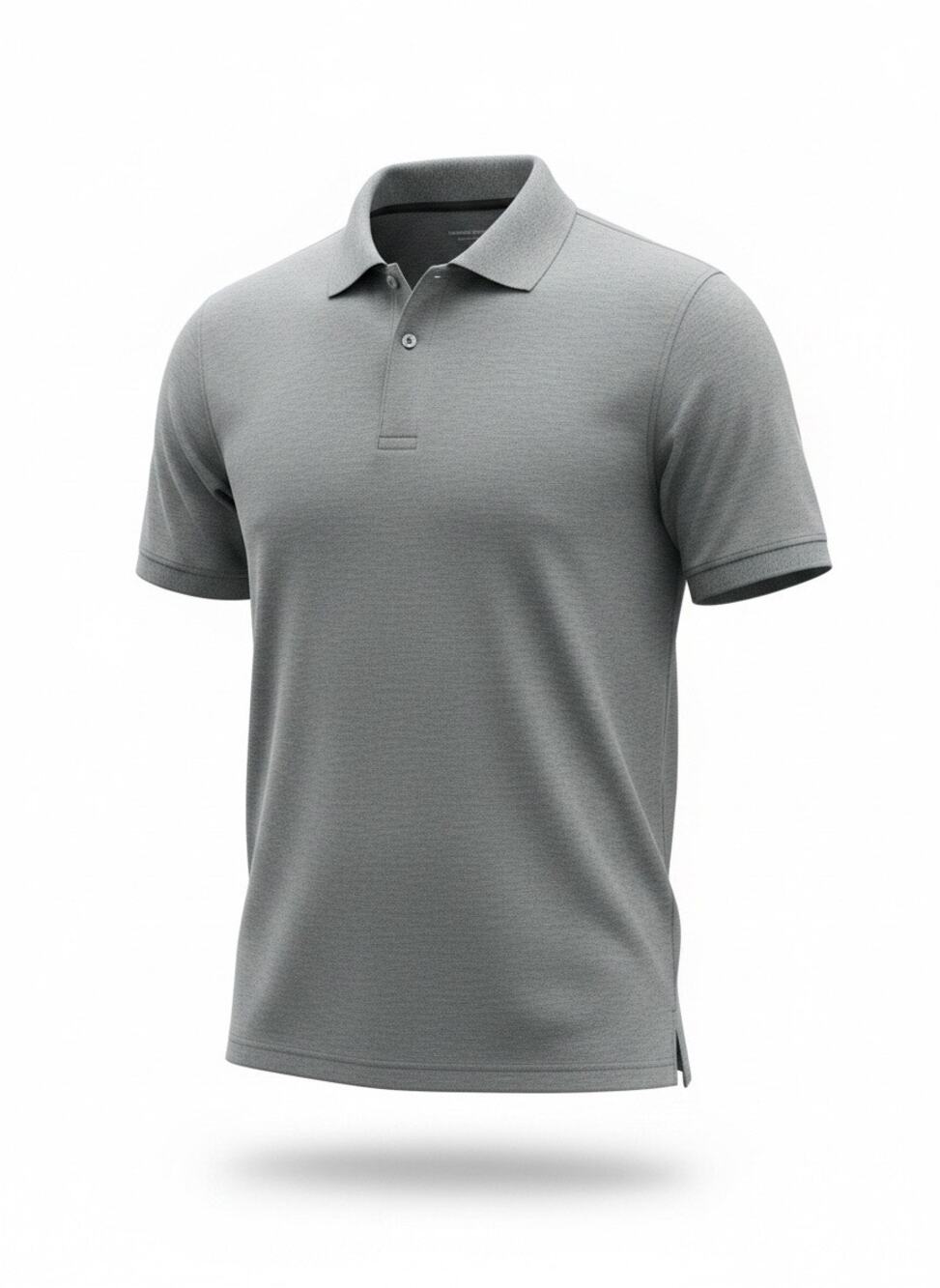 Men’s Amazon Essentials charcoal gray short sleeve polo shirt size small